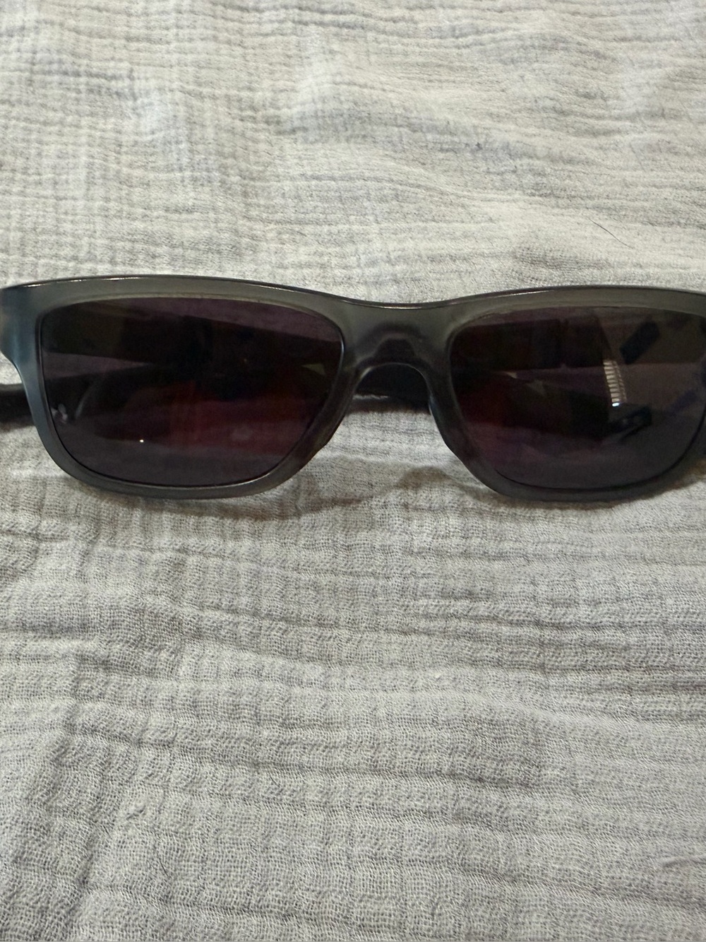 Oakley Black Sunglasses with Dark Smoke Lenses